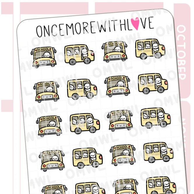 School Bus | Sticker Sheet