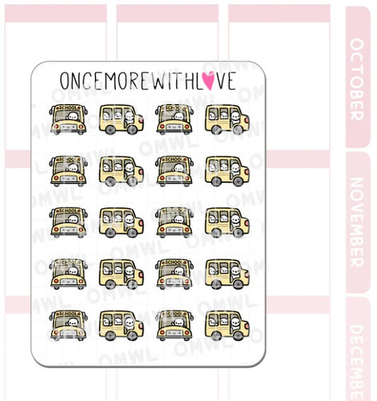 School Bus | Sticker Sheet