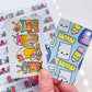 School | Washi Card