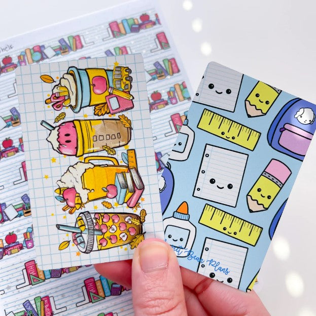 School | Washi Card