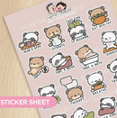 Self-Care Bears | Sticker Sheet