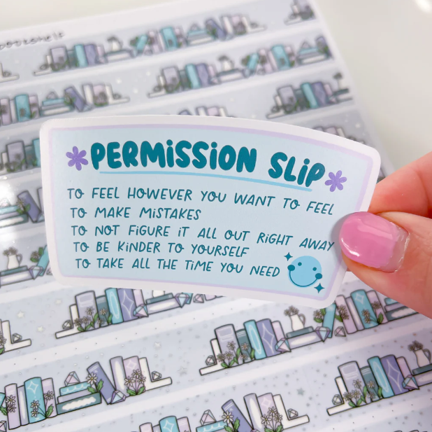 Self Care Permission | Vinyl Sticker