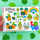 Shamrocks & Shenanigans Bujo Deco | Large Sticker Sheet
