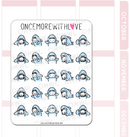 Shark Week 2.0 Period Tracker | Sticker Sheet