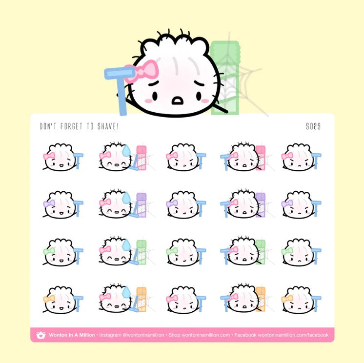 Shaving | Sticker Sheet