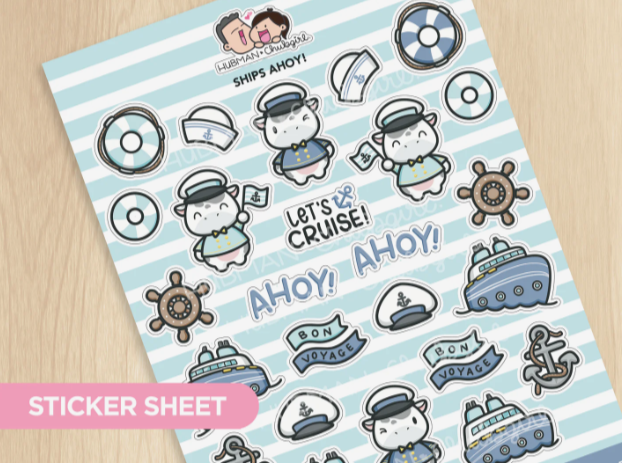 Ships Ahoy | BIG Sticker Sheet