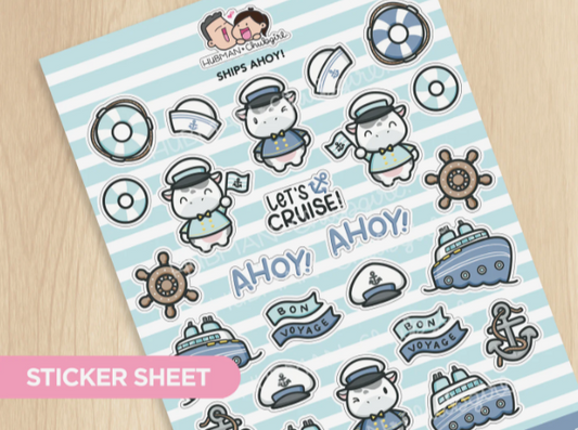 Ships Ahoy | BIG Sticker Sheet