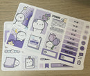 Purple Shimmer Hobonichi cousin kit