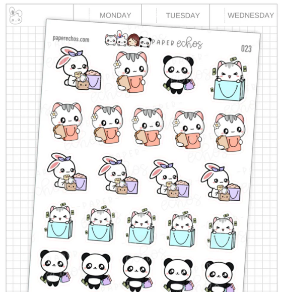 Shopping Day | Sticker Sheet