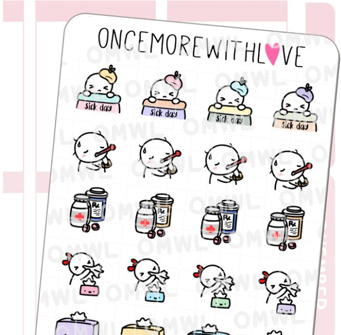 Sick Day 2.0 | Sticker Sheet