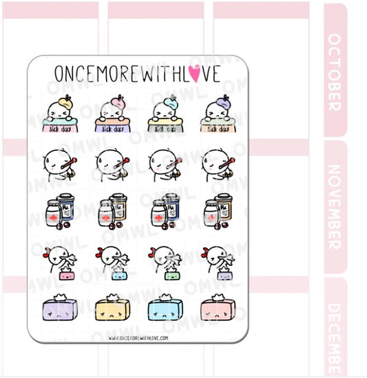 Sick Day 2.0 | Sticker Sheet