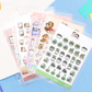 Hubman and Chubgirl - Small Storage Pocket - Big Sticker Sheets 2 pockets (set of 5)
