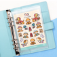 Hubman and Chubgirl - Small Storage Pocket - Big Sticker Sheets 2 pockets (set of 5)