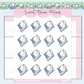 Sleep/Rest Bean | Sticker Sheet