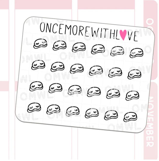 Mini Icons - Sleep Mask | Sticker Sheet