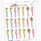 Moon Prism - Pens and Fountain Pens | Sticker Sheet