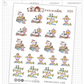Moon Prism - Planning Characters | Sticker Sheet