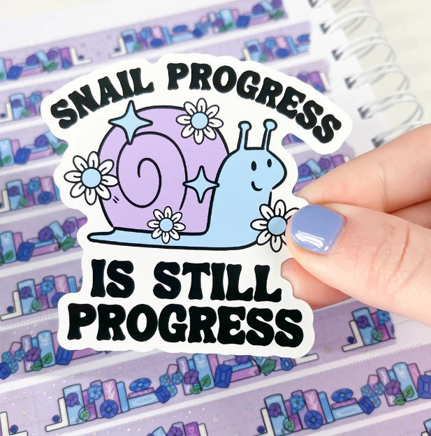 Snail Progress | Vinyl Sticker