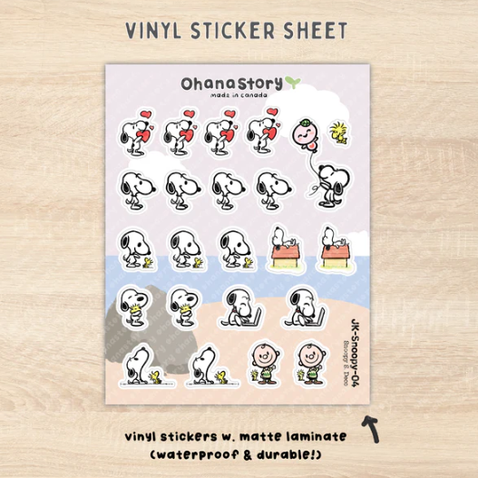 Snoopy | Small Deco Sticker Sheet