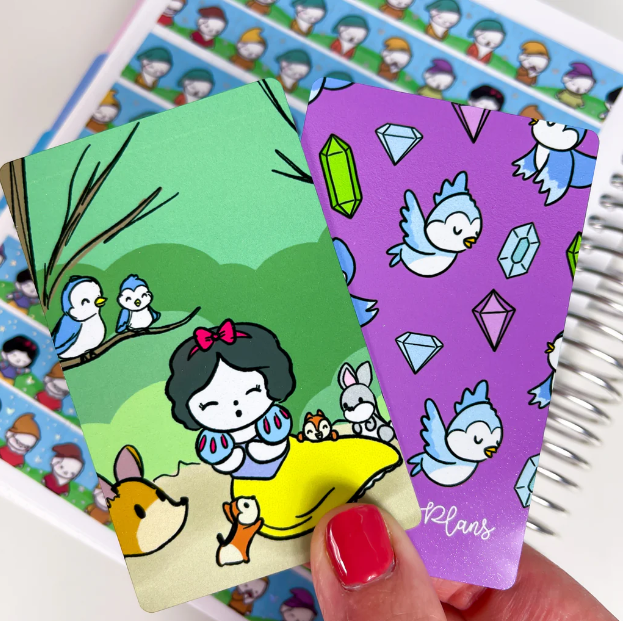 Snow Bean Princess | Washi Card