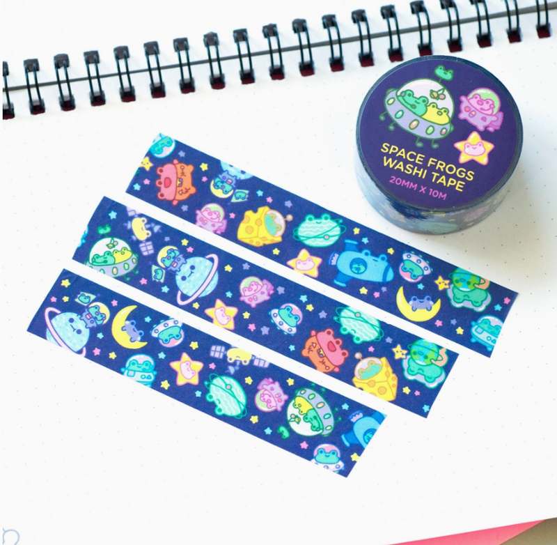 Space Frogs | Washi