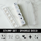 *PREORDER 6-IN-1 Punch Stamp - Sparkle Deco