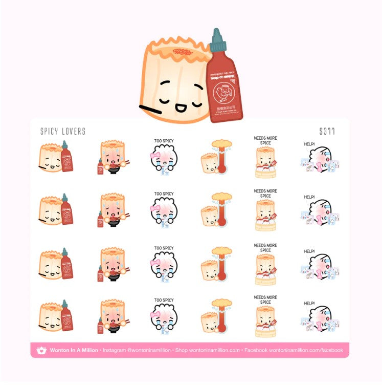 Spicy Lover | Sticker Sheet
