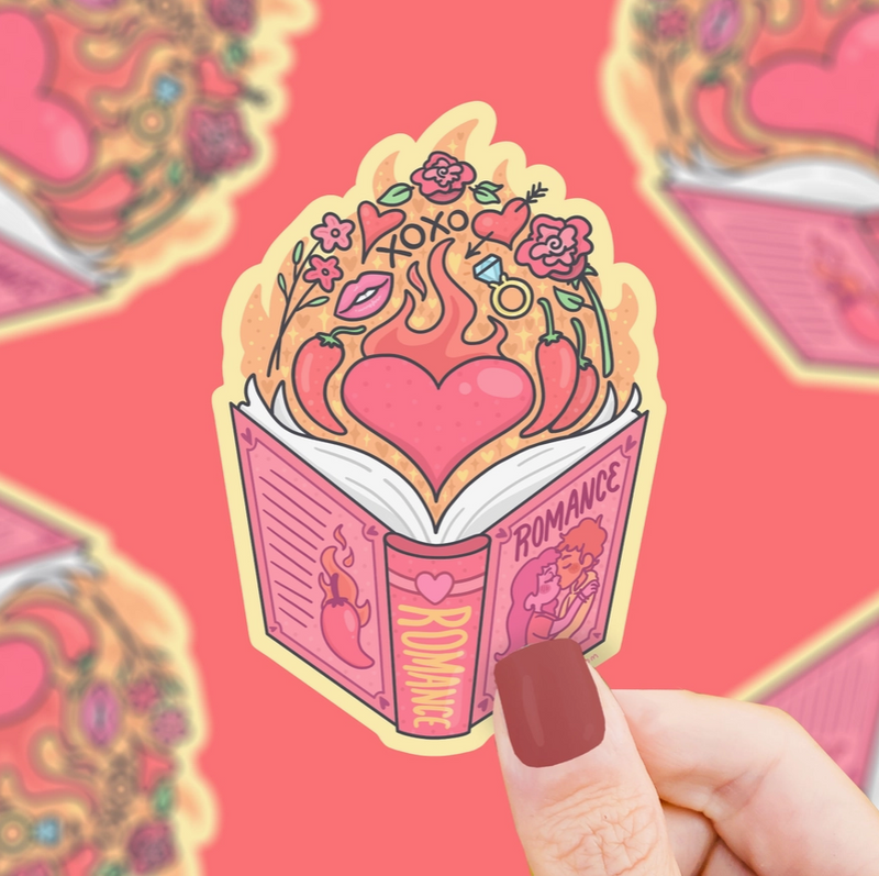 Spicy Book | Vinyl Sticker