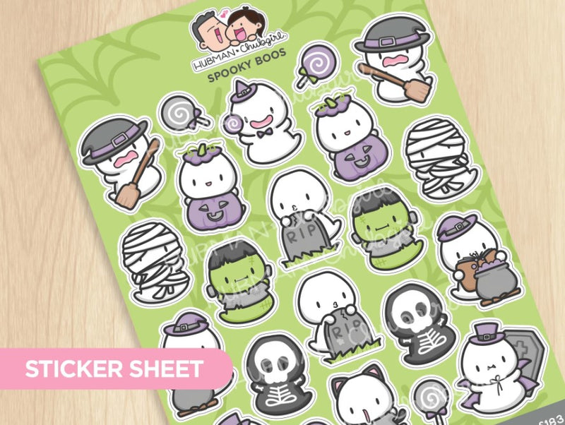 *PRESALE* Spooky Boos | Large Sticker Sheet