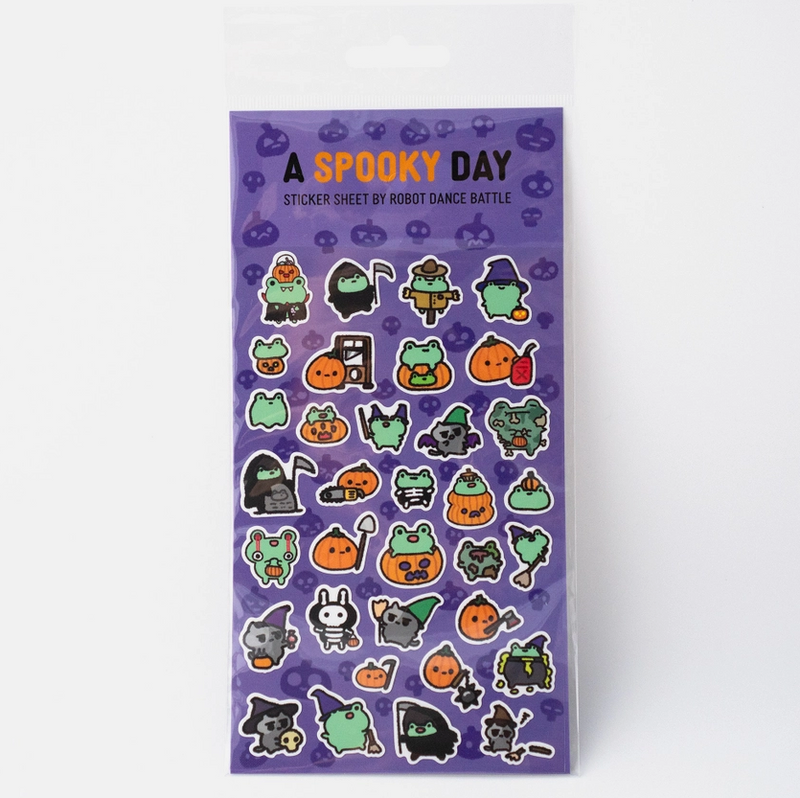 A Spooky Day | Sticker Sheet