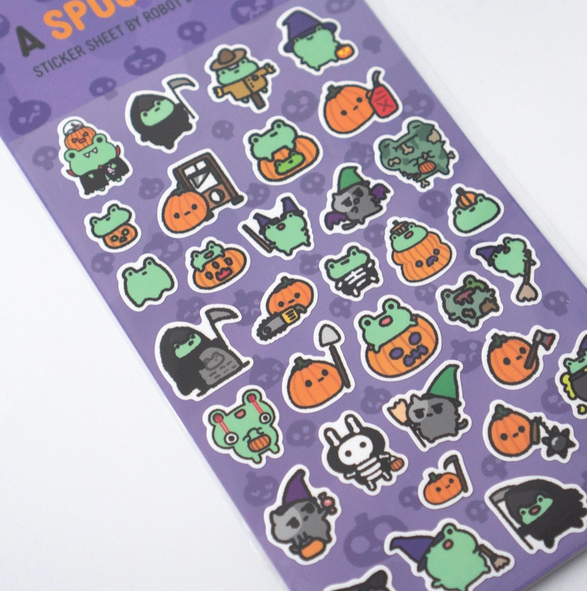 A Spooky Day | Sticker Sheet