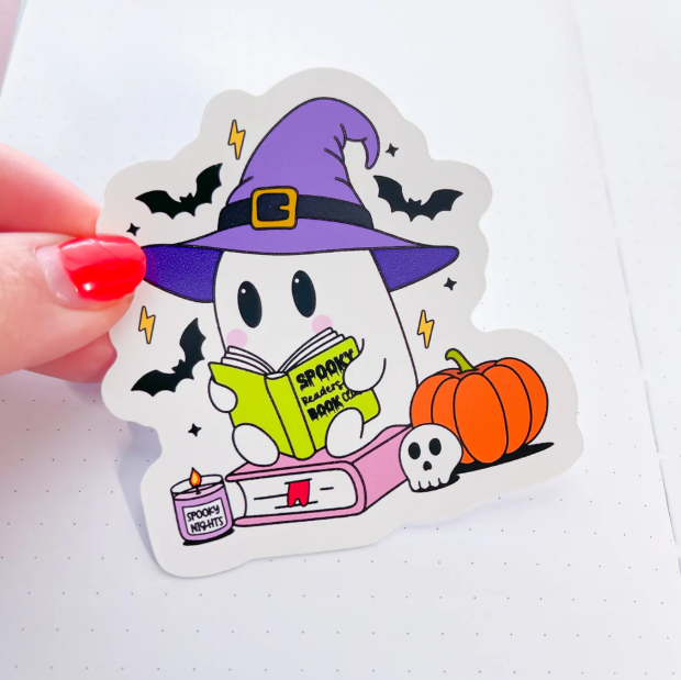 Spooky Nights Reader | Vinyl Sticker