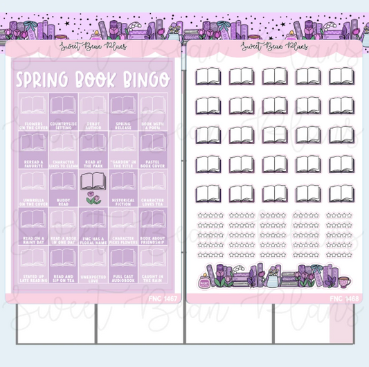 Spring 2026 Book Bingo | Journal Stickers