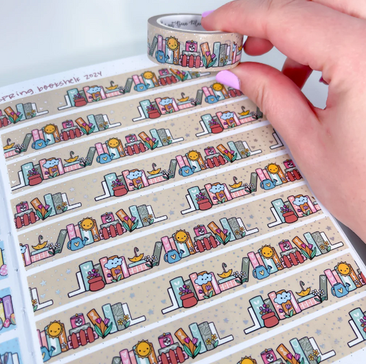 Spring Bookshelf 2024 | Washi
