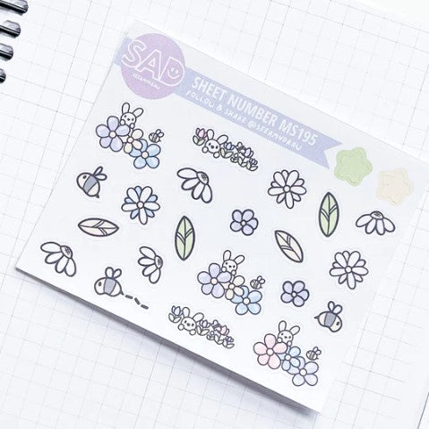 Spring Floral Deco | Sticker Sheet