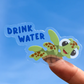 Drink Water Baby Squirt | Transparent Sticker