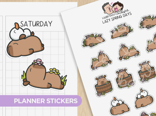 Lazy Spring Days | Sticker Sheet