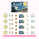Starry Night Deco | Sticker Sheet
