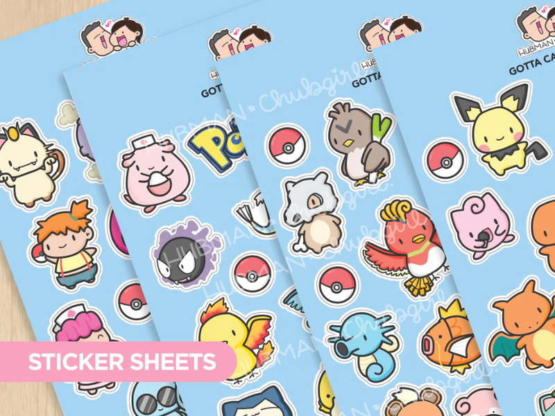 Gotta Catch 'Em All | Sticker Sheets