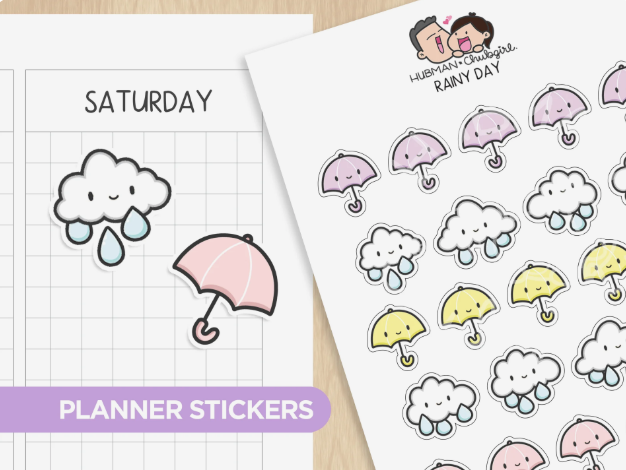 Rainy Day | Sticker Sheet