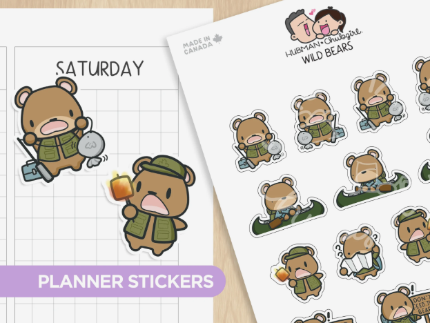 Wild Bears | Sticker Sheet