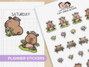 Capy Spring Blooms | Sticker Sheet