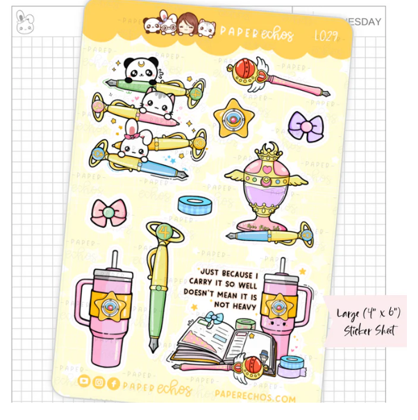 Moon Prism - Deco Vol.2 | Large Sticker Sheet