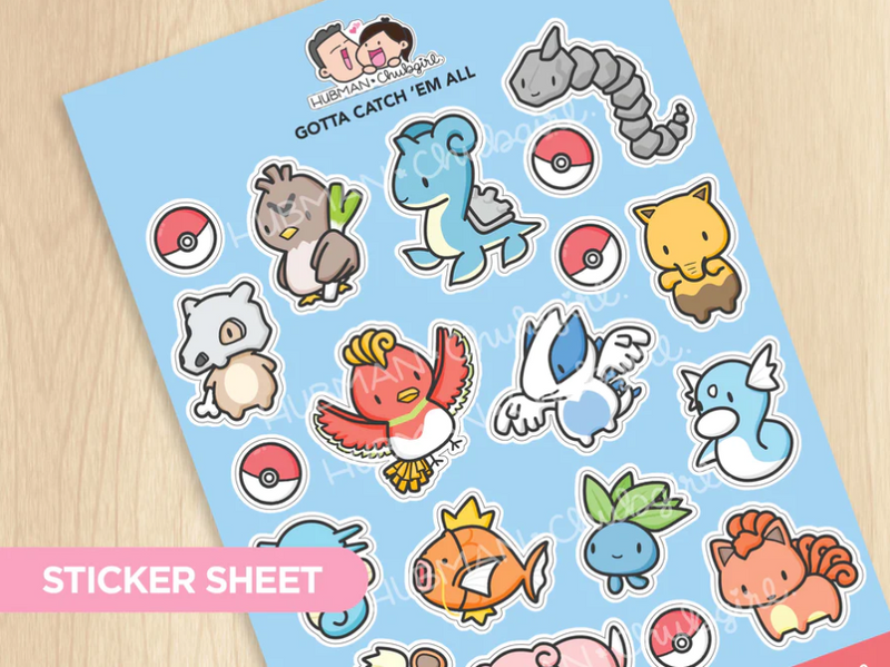 Gotta Catch 'Em All | Sticker Sheets