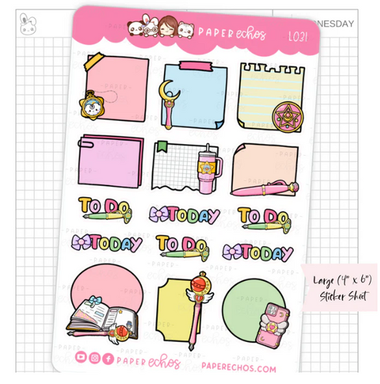 Moon Prism - Functional | Large Sticker Sheet