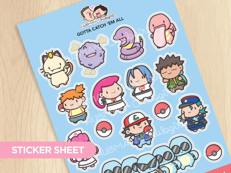 Gotta Catch 'Em All | Sticker Sheets