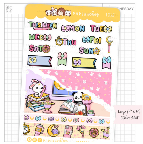 Moon Prism - Universal Planner Kit | 7 Large Sticker Sheets