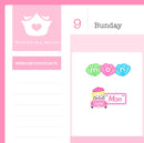 Steamie Girl - Days of the Week | Sticker Sheet