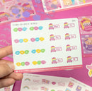 Steamie Girl - Days of the Week | Sticker Sheet