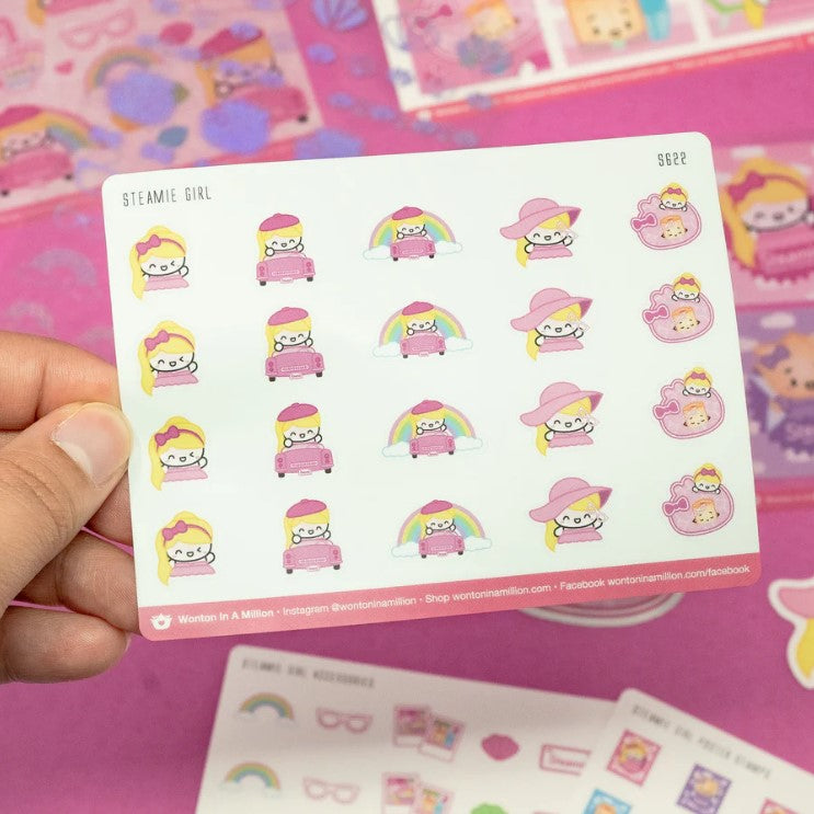 Steamie Girl | Sticker Sheet
